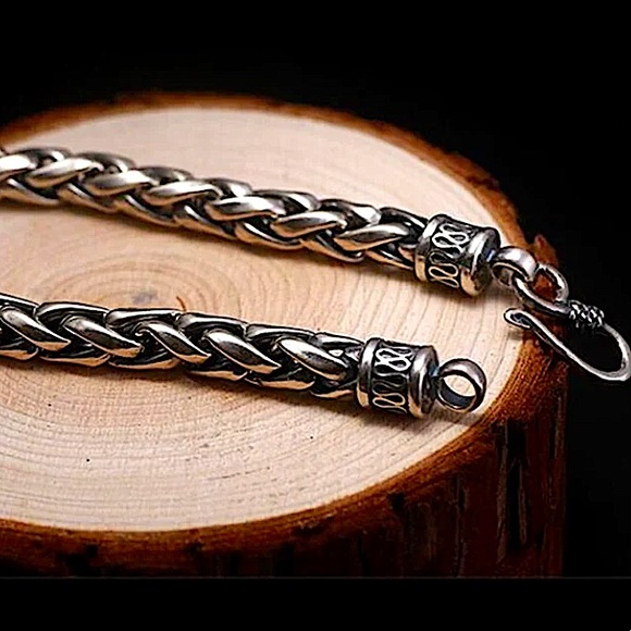 STAINLESS STEEL 10” BRAIDED BRACELET CUSTOMIZED BRACELET - Picture 8 of 14